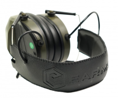 Наушники активные EARMOR M30-FG (green)  (шумодавление активный - 84ДБ/пассивный - 22ДБ) — интернет-магазин «Комбат»