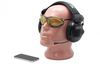 Наушники активные PMX-60 Tactical PRO Bluetooth (black) — интернет-магазин «Комбат»