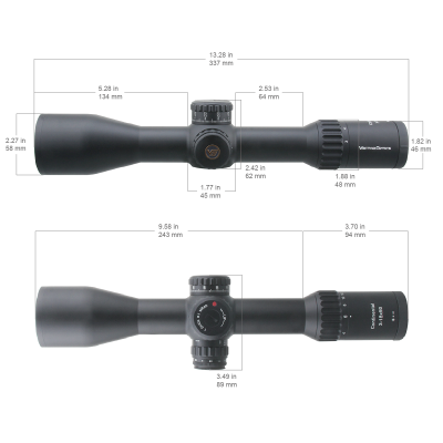 Фото  Continental X6 3-18x50 FFP Tactical ZeroStop 34mm сетка VCT с подсветкой (SCFF-28)