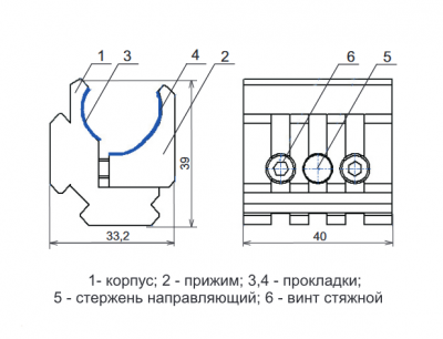База Weaver -ПРИМ (два посадочных места Weaver на ружьях с вертикальным и горизонтальным расположением стволов — интернет-магазин «Комбат»