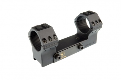 Небыстросъемный кронштейн Contessa Tactical на Weaver D30мм 0МОА с уровнем (SBTFX02) — интернет-магазин «Комбат»