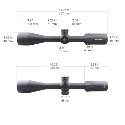 Фото  Hugo 4-16x44, сетка 22LR Rimfire, 25,4 мм, азотозаполненный, без подсветки (SCOL-29)