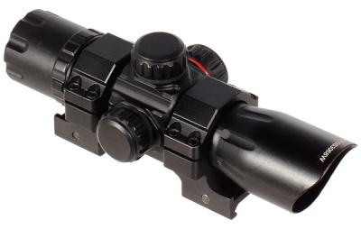 Коллиматорный прицел Leapers UTG 6.4" ITA Red/Green Dot c креплением и крышками SCP-DS3068W — интернет-магазин «Комбат»