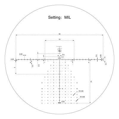 Труба зрительная Vector Optics Continental 20-60x80 ED (SCSS-03) с сеткой — интернет-магазин «Комбат»