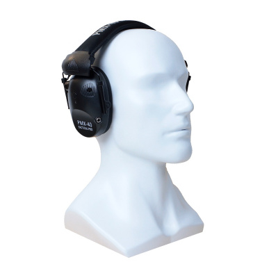 Наушники активные PMX-40 Tactical PRO (black) — интернет-магазин «Комбат»