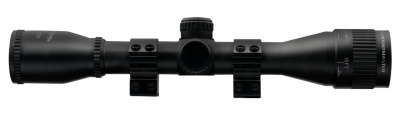Фото  Mounmaster 4x32 AO сетка HMD (Half Mil Dot), 25,4 мм, кольца на ласточкин хвост, отстройка от параллакса, азотозаполненный NMM432AON