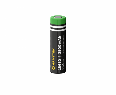 Аккумулятор Armytek 18650 Li-Ion 3500 мАч / незащищенный аккумулятор — интернет-магазин «Комбат»