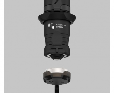 Фонарь тактический Armytek Dobermann Pro Magnet USB / XHP35.2 HI / Теплый/1400 лм / 5°:40° / 1x18650 (в комплекте) — интернет-магазин «Комбат»