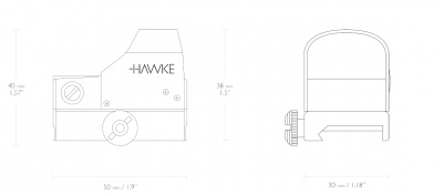 Коллиматорный прицел HAWKE Reflex Red Dot Sight – Sensor Control (5MOA)(12133) — интернет-магазин «Комбат»