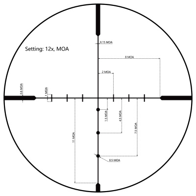 Фото  Matiz 4-12x40 AO, сетка 22LR Rimfire, 25,4 мм, азотозаполненный, без подсветки (SCOM-29)