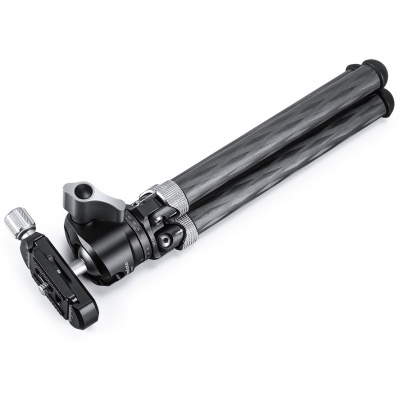 Штатив трипод настольный Leofoto MT-02+LH-22 CARBON (Arca-Swiss, размер в собранном виде 213 мм, макс 200мм,мин.85 мм,вес 0,213 кг. резьба 3/8) — интернет-магазин «Комбат»
