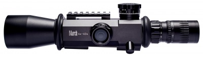Фото  Оптический прицел March  4-40x52 FFP с подсветкой FML-TR1, 0.05 Mil (D40V52GFIML)