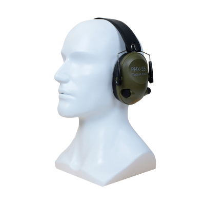 Наушники активные PMX-55 Tactical PRO (green) (активный режим - шумодавление 85ДБ, пассивный режим - шумоподавление 25ДБ) — интернет-магазин «Комбат»