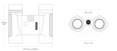 Бинокль HAWKE Vantage 10×25 WP Green (34202) — интернет-магазин «Комбат»