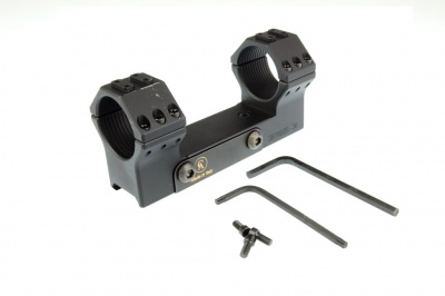 Небыстросъемный кронштейн Contessa Tactical на Weaver D30мм 20МОА с уровнем (SBTFX02/20) — интернет-магазин «Комбат»