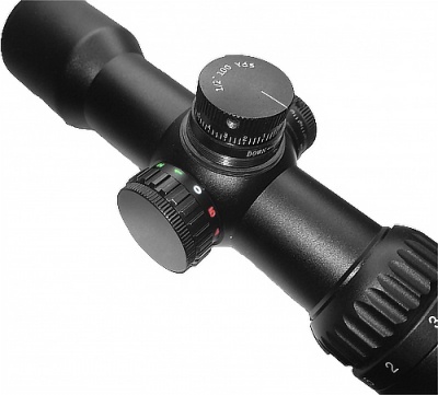 Фото  Оптический прицел Combat 1,5-5x32 EGC IR  (30мм) Mil-Dot (2-х цв.подсветка - красная и зеленая)