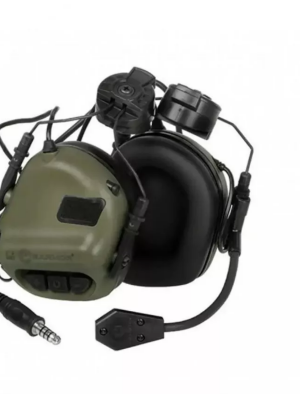 Наушники активные EARMOR M32H MOD3-FG-ARC (green)  (крепление FAST- ARC, с гарнитурой, шумодавление активный - 84ДБ/пассивный - 22ДБ) — интернет-магазин «Комбат»