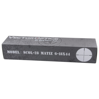 Фото  Matiz 6-18x44 AO, сетка 22LR Rimfire, 25,4 мм, азотозаполненный, без подсветки (SCOL-28)