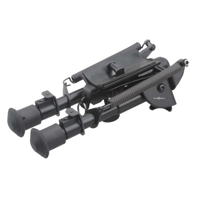 Сошки Vector Optics 6-9”  для установки на антабку (регулируемые,фиксация рычагом, +переходник на weaver) высота от 15 до 23см (SCBPS-04) — интернет-магазин «Комбат»
