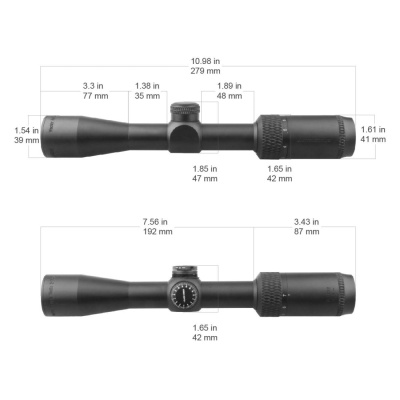 Фото  Matiz 2-7x32, сетка крест, 25,4 мм, азотозаполненный, без подсветки (SCOM-26)
