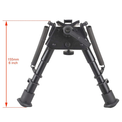 Сошки Vector Optics 6-9”  для установки на антабку (регулируемые,фиксация рычагом, +переходник на weaver) высота от 15 до 23см (SCBPS-04) — интернет-магазин «Комбат»