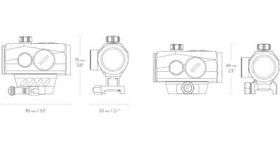 Коллиматорный прицел Endurance 1x30 Weaver Red Dot 3MOA 12128 — интернет-магазин «Комбат»