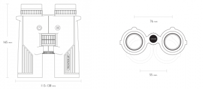 Бинокль-дальномер Frontier LRF 1800 8х42 (38610) — интернет-магазин «Комбат»