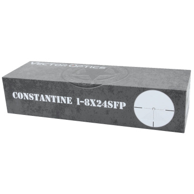 Фото  Constantine 1-8x24, сетка EHT Mil, 30мм, широкоугольный, азотозаполненный,подсветка красным (SCOC-27)