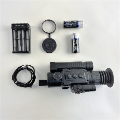 Тепловизионный прицел Venox Patriot 2.0 LRF (2,8x40, 40/F1.0, 50Гц,12мкм, 384х288, дальномер до 1200м, дальность обнаружения до 2000м) с записью — интернет-магазин «Комбат»