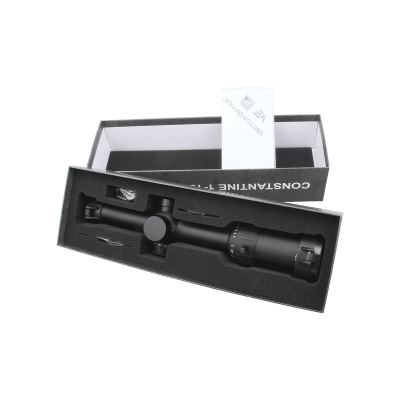 Фото  Constantine 1-10x24, сетка Tactical Dot MOA, 30мм, широкоугольный, азотозаполненный, подсветка красным (SCOC-31) 