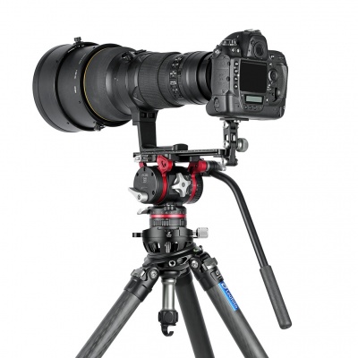 Штативная полусфера Leofoto YB-100LK Long (с зажимом Arca Swiss для установки в чашу штатива 100 мм, с крючком для противовеса) — интернет-магазин «Комбат»