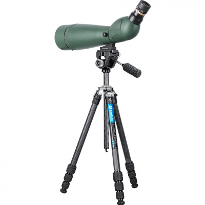 Штатив трипод Leofoto LO-224CS+ SW-02 с центральной колонной CARBON (размер в собранном виде 550 мм,макс.высота 1690 мм (с колонной),1390 мм (без колонны),мин.140 мм,вес 1,28 кг. резьба 3/8) — интернет-магазин «Комбат»