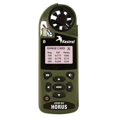 Портативная метеостанция (анемометр) Kestrel 4500NV w/Bluetooth Horus ATrag Ballistics — интернет-магазин «Комбат»