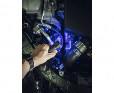 Фонарь налобный Armytek Wizard C2 WUV, белый свет и ультрафиолет, 1100 лм и 1595 мВт (400 нм), TIR 70°:120°, 1x18650 (в комплекте) — интернет-магазин «Комбат»