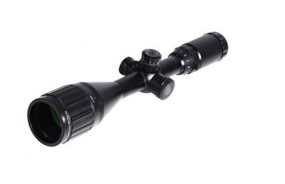 Фото  Leapers 3-9x50 AO True Hunter,сетка MilDot c подсветкой, отстройка от параллакса + кольца на weaver   SCP-U395AORGW