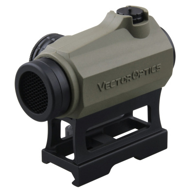 Коллиматорный прицел  Vector Optics MAVERICK 1x22 SOP 3МОА,закрытый, быстросъёмный на Weaver, резиновое покрытие, цвет FDE (SCRD-39) — интернет-магазин «Комбат»