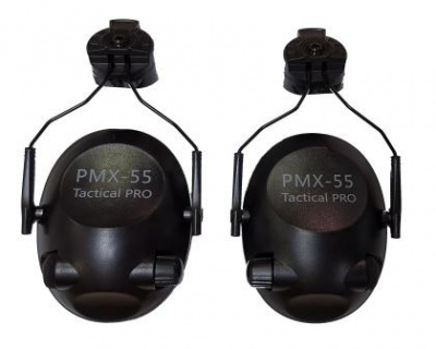 Наушники активные PMX-55 Tactical PRO (black) (активный режим - шумодавление 85ДБ, пассивный режим - шумоподавление 25ДБ) — интернет-магазин «Комбат»