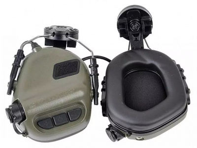 Наушники активные EARMOR M31 MOD3-FG-ARC (green)  (крепление FAST- ARC, шумодавление активный - 84ДБ/пассивный - 22ДБ) — интернет-магазин «Комбат»