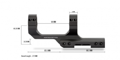 Кронштейн Vortex Cantilever 30мм с выносом (3'')  CM-203 — интернет-магазин «Комбат»