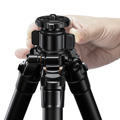 Штатив трипод Leofoto LG-324C+LH-40R (Black) CARBON (размер в собранном виде 580 мм, макс.высота 1685мм (с колонной), 1395мм (без колонны), мин.165 мм, вес 1,98 кг. резьба 3/8) — интернет-магазин «Комбат»