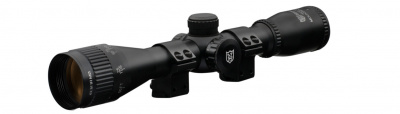Фото  Mounmaster 4x32 AO IR сетка HMD (Half Mil Dot), 25,4 мм, кольца на ласточкин хвост, подсветка красным/зеленым, отстройка от параллакса, азотозаполненный NMMI432AON