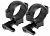 Кольца Burris .22 Deluxe pair (steel) 1'' быстросъемные, на планку 12мм (420068)